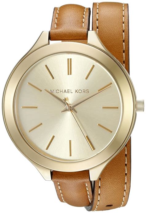 michael kors women's runway brown watch mk2256|Michael Kors Runway MK2256 Wrist Watch for Women .